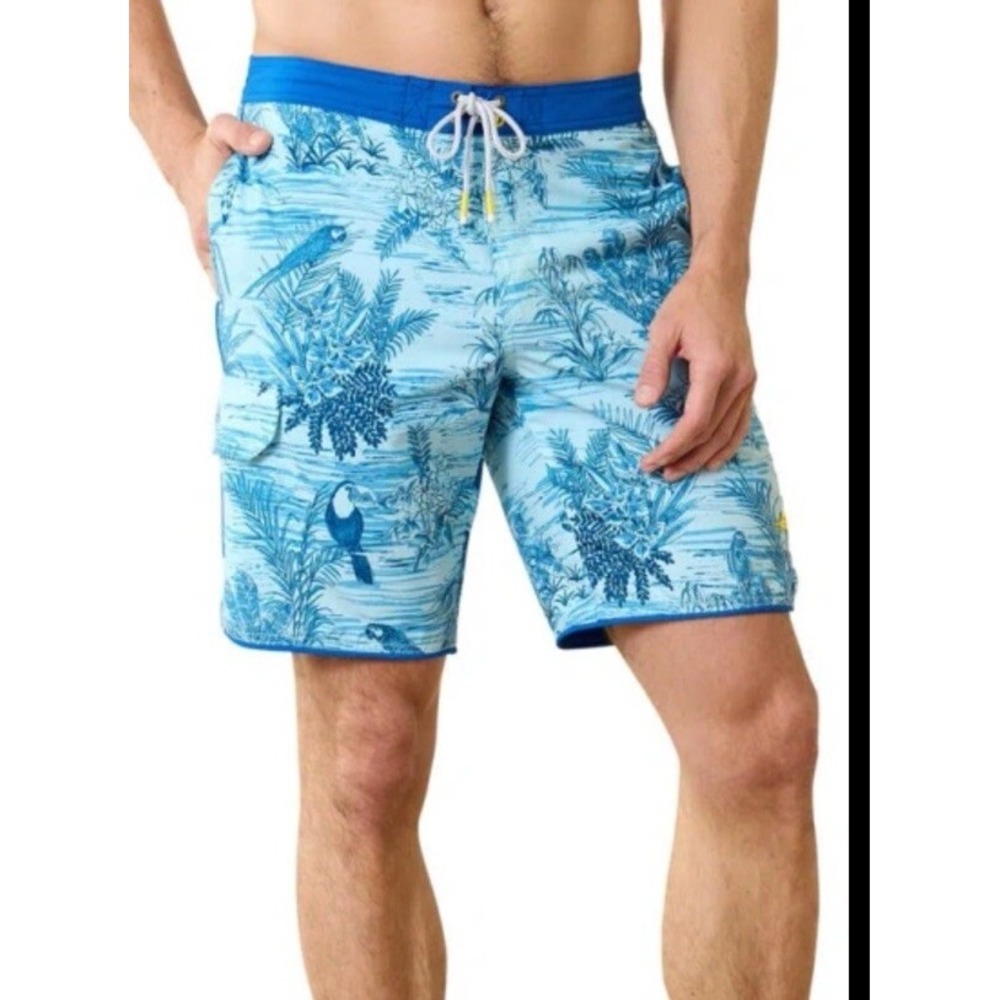 Tommy Bahama Baja Bird's Eye View Boardshorts XXL NWT
